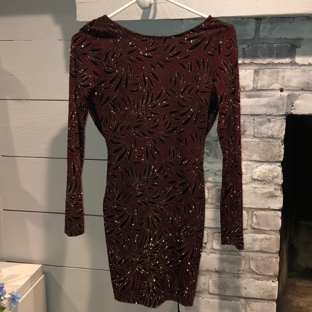 Windsor Long Sleeve Sparkle Dress Brand New